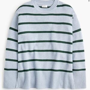 JCrew Factory 100% Cotton Striped Sweater